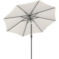 Sombrilla de Jardín 300 cm, UPF 50+, Parasol, 30 ° de Inclinación en dos Direcciones, con , para Patio, Terraza, , Piscina, sin Base, Beige GPU30BE - details 0