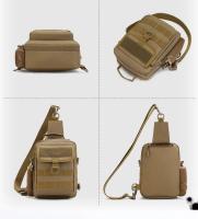 Bolsa táctica Molle, bolsos de mano para exteriores, camping, viajes, senderismo, trekking, caza, pesca, bandolera, bolso de mensajero para hombre - details 11