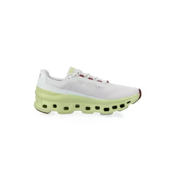 Zapatillas On Running Cloudmonster Frost Acacia - Blanco y Lima - 1