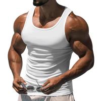 Un chaleco informal y transpirable de color liso para el entrenamiento físico de verano de los hombres en Europa y Estados Unidos en 2025. - details 25