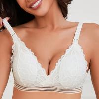 Sujetadores de lactancia para mujer, paquete de 3 aperturas frontales con broche, cómodos sin aros, tejido de punto, detalle - details 5