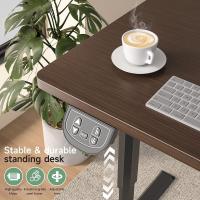 Escritorio Ajustable en Altura con Tablero, Función de Memoria, Mesa Escritorio Nuez - details 2