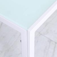 Mesa de Comedor de Cristal Mesa Rectangular para 4-6 Personas con Patas de Metal Multifuncional para Cocina Salón 120x60x75 cm Negro - details 17