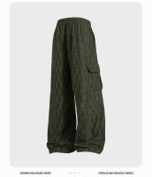 Pantalones de cuadros de verano 2025 para hombres, sueltos, de color sólido, casuales, drapeados, de secado rápido, deportivos. - details 11