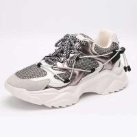 Zapatillas de deporte gruesas delanteras con cordones de la zapatilla de deporte de la plataforma del talón de los fabricantes personalizados para los hombres - details 0