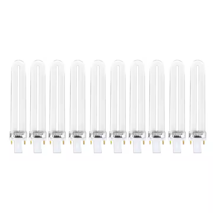 10 Uds 9w máquina Uv de uñas 365nm tubo de bombilla de lámpara - 1