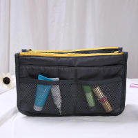 Bolsa De Cosméticos Nylon Para Mujer Organizador De Maquillaje Con Doble Cremallera Bolsa De Almacenamiento De Hidratantes Para Viajes Al Aire Libre - details 11