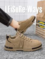 Nuevos zapatos de seguridad para el trabajo transpirables, plantillas de Eva cómodas y versátiles a la moda, zapatos superiores de goma para hombres, zapatillas de deporte para hombres, resistentes al desgaste - details 0