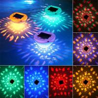 Flotador impermeable LED con energía solar IP68, luz flotante para piscina, fuente, decoración de jardín - details 0