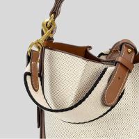 Bolso de Lona con Detalles de Moda Leten Bolso Cruzado de Cuero PU de Alta Gama con Correa Ancha - details 5