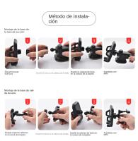 Soporte para teléfono móvil, accesorio para automóvil con salida de aire, soporte para teléfono con ventosa para automóvil con clip estabilizador mejorado 2024 y rotación de 360 ° soporte para teléfono móvil con liberación - details 18