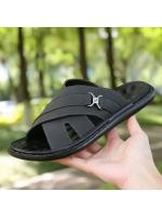 Sandalias de Cuero Transpirables para Hombres al Aire Libre Zapatos Casuales de Playa de Gran Tamaño - details 3