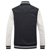 Camiseta de Béisbol negra para Hombres, Cuero Artificial de Manga Larga - details 2