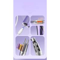 Rizador de pelo inalámbrico automático, rizador de pelo giratorio inalámbrico, recargable por USB, pantalla de temperatura, temporizador ajustable - details 1
