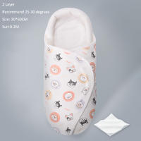 Saco de dormir para bebé de 0 a 6 meses, sobres para recién nacidos, envolturas para bebé, 2,5 TOG, diseño de capullo de algodón suave, Protector de cabeza y cuello - details 22