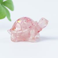 Estatua de Tortuga de Vidrio de 6 Piezas, colección de Vidrio soplado a Mano, pisapapeles de decoración de Animales - details 1