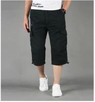 Pantalones Cortos de Algodón para Hombre Diseño Camuflaje Militar con Múltiples Bolsillos - details 2