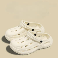 Zapatos con agujeros para hombre, zapatillas de deporte informales con suela suave para exteriores de verano con plataforma para hombre - details 5