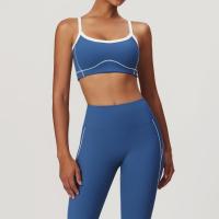 Sujetador deportivo ajustado desnudo, sujetador de Yoga con espalda grande en forma de U, Top de Fitness al aire libre para mujer - details 2