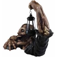 Estatua de resina artesanal, adorno de Halloween, decoraciones para Patio, jardín - details 6