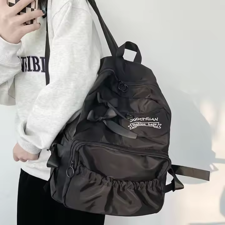 Mochila de moda, mochila de lona para mujer, bolsos de hombro antirrobo, nuevo bolso escolar para adolescentes y niñas, mochila escolar para mujer - 1
