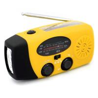 Radio portátil con dinamo solar AM/FM/NOAA con linterna L multifuncional y banco de energía para emergencias y - details 13