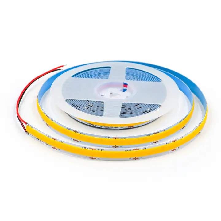 GAHADA Cinta LED de Alta Brillo Lineal 12mm PCB COB Doble Fila 600LEDs/m - 1