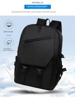 Mochila de ordenador de gran capacidad para hombres de negocios, mochila para estudiantes, mochila para campus sencilla e informal, mochilas - details 5
