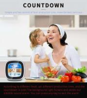 Termómetro Digital para alimentos con pantalla táctil, temporizador electrónico de cocina, temperatura para hornear carne a la barbacoa, cocinar, термометр для гриля - details 2