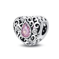 Encanto Clásico de Plata Esterlina S925 - Romántico Pulsera de 3mm con Zirconio - Ideal para Joyería DIY para Mujeres - details 10