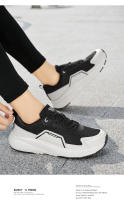 2025 primavera nuevos zapatos de los hombres zapatos deportivos antideslizantes absorción de golpes botón giratorio al aire libre senderismo zapatos de senderismo zapatos de jogging de los hombres - details 2