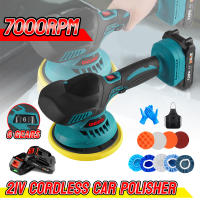 Pulidora de coche eléctrica ONEVAN de 21V, pulidora automotriz inalámbrica de 7000 rpm, pulidora de coche inalámbrica ajustable para batería de 21V 18V - details 0