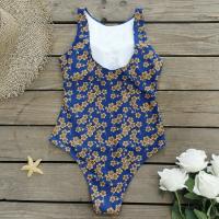 Traje de Baño de Una Pieza Impreso 2024 Talla Grande Push Up Estilo Vintage de Flor - details 50