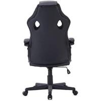 Silla de Ordenador Oficina |   Ergonómica para Gamers Especial Videojuegos |   Piel Sintética Acolchada |   Altura e Inclinación Ajustables |   Color Negro y Azul - details 13