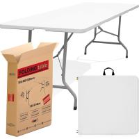 Mesa de Catering Plegable y Portátil 180 x 70 cm Ideal para 6 Personas y 150Kg - details 0