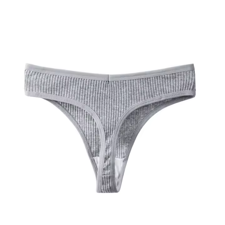5 unids/set de bragas de mujer, ropa interior de algodón a rayas, tangas deportivas sexis, lencería cómoda, tangas suaves y calientes - 1