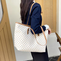 2025 nueva bolsa de madre e hijo a cuadros impresos para mujer, bolso de hombro premium, bolso de mano para viajeros, bolso de gran capacidad - details 4
