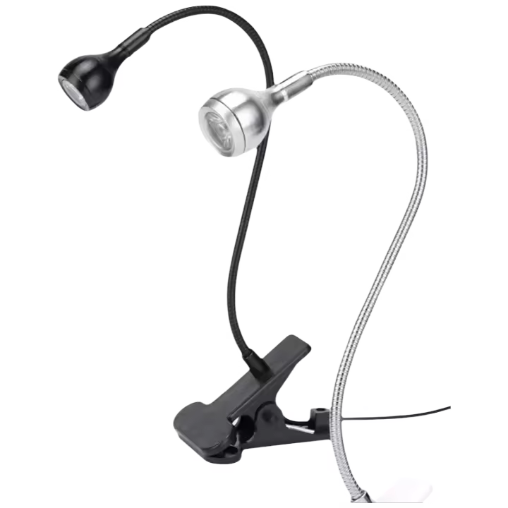 Luz UV Led Flexible Mini Secador de Gel para Arte de Uñas DIY Lámpara de Escritorio con Clip-On - 1