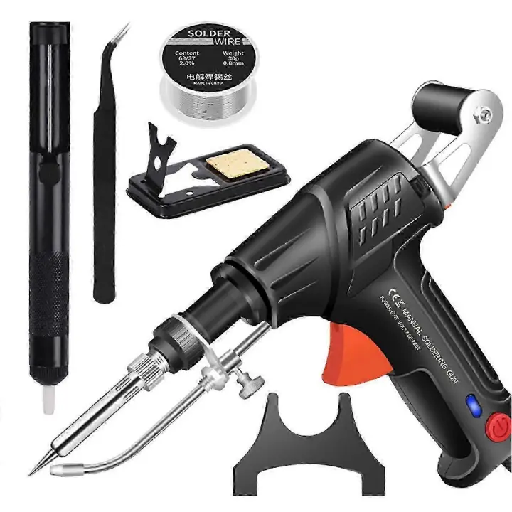 Herramientas de soldadura láser industriales con calefacción interna, Kit de herramientas de soldadura de mano con calefacción interna para reparaciones en el hogar, bricolaje - 1