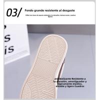 Nuevos Y Cómodos Zapatos Blancos, Zapatos Deportivos Versátiles Para Mujer, Zapatos De Tablero De Moda - details 4