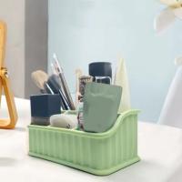 Caja de almacenamiento de cepillos de dientes de silicona desmontable, soporte de cepillo de dientes de fácil limpieza, organizador antideslizante para pasta de dientes - details 7