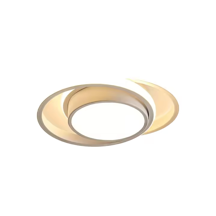 LED Plafón de Techo 32W GOECO, 3000K Luz Cálida, Aluminio, Iluminación Interior Moderna, 27*22*6 CM - 1