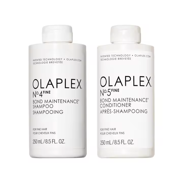Paquete de champú No.4FINE, ultraligero (8,5 + Olaplex Nº.5FINE Bond Maintenance ®   Acondicionador (8,5 onzas líquidas) - 1
