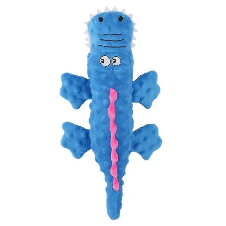 Cocodrilos, muñeco de peluche, perro mascota, juguetes para masticar para masticadores agresivos, interactivo [hs] - 1