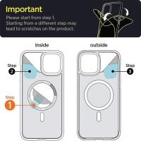 Para Magsafe fundas transparentes magnéticas para iPhone 15 14 13 12 11 Pro Max X XR Max 7 8 Plus carga inalámbrica cubierta de PC a prueba de golpes - details 1