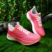 Zapatillas para correr, zapatillas deportivas, absorción de golpes de carreras, zapatillas ultraligeras para correr, niños y adolescentes, estudiantes, carreras de tablero de carbono, transpirables, superficie de malla tejida con mosca - details 11