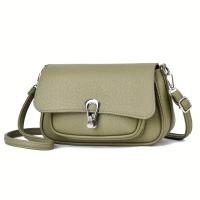 Nuevo bolso de mujer con patrón de lichi de color sólido de moda en 2025, bolso de mano de lujo de alta gama. - details 2