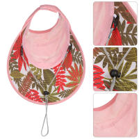 Moda para mujer señoras vacaciones de verano ala ancha sombrero para el sol plegable Anti-UV gorras con visera de playa sombreros casuales - details 8