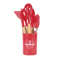 Juego de utensilios de cocina de silicona, 12 piezas/juego de utensilios de cocina antiadherentes resistentes al calor, juego de utensilios de cocina para el hogar, comedor, barbacoa - details 4