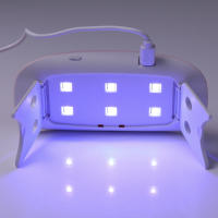 Lámpara Mini Plegable de 6W Luz UV para Curación de Esmalte de Uñas Herramienta de Manicura DIY - details 1
